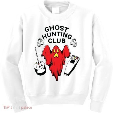 Ghost Hunting Club Funny Kids Sweatshirt