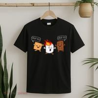 Group Hug Camping Campfire Chocolate Marshmallow SMores T-Shirt thumb 2