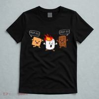 Group Hug Camping Campfire Chocolate Marshmallow SMores T-Shirt thumb 5