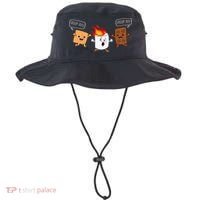 Group Hug Camping Campfire Chocolate Marshmallow SMores Bucket Hat thumb 0