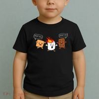 Group Hug Camping Campfire Chocolate Marshmallow SMores Toddler T-Shirt thumb 2