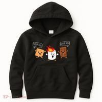 Group Hug Camping Campfire Chocolate Marshmallow SMores Kids Hoodie thumb 0