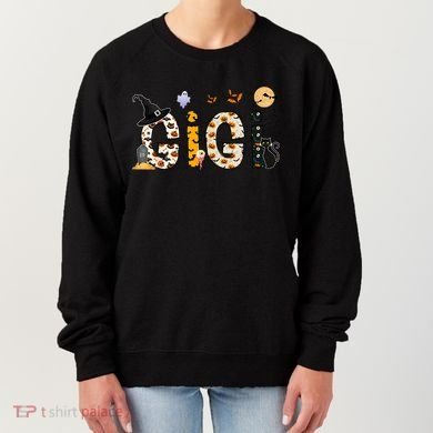 Gigi Halloween Costume Spider, Ghost, Pumpkin, Witch Hat Women's Sweatshirt