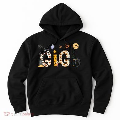 Gigi Halloween Costume Spider, Ghost, Pumpkin, Witch Hat Hoodie