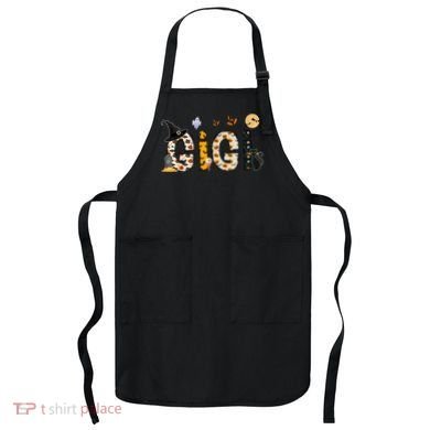 Gigi Halloween Costume Spider, Ghost, Pumpkin, Witch Hat Apron