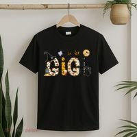 Gigi Halloween Costume Spider, Ghost, Pumpkin, Witch Hat T-Shirt thumb 2
