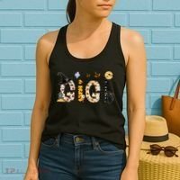 Gigi Halloween Costume Spider, Ghost, Pumpkin, Witch Hat Women's Tank Top thumb 2