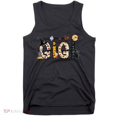 Gigi Halloween Costume Spider, Ghost, Pumpkin, Witch Hat Tank Top