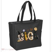 Gigi Halloween Costume Spider, Ghost, Pumpkin, Witch Hat Tote Bag thumb 2