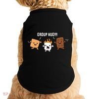 Group Hug Camping Campfire Chocolate Marshmallow S'mores Gift Doggie Tank thumb 0