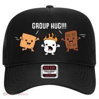 Group Hug Camping Campfire Chocolate Marshmallow S'mores Gift Hat thumb 0