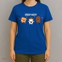 Group Hug Camping Campfire Chocolate Marshmallow S'mores Gift T-Shirt thumb 4