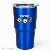 Group Hug Camping Campfire Chocolate Marshmallow S'mores Gift Tumbler thumb 0
