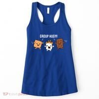 Group Hug Camping Campfire Chocolate Marshmallow S'mores Gift Women's Tank Top thumb 0