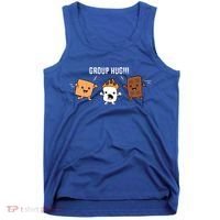 Group Hug Camping Campfire Chocolate Marshmallow S'mores Gift Tank Top thumb 0