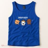 Group Hug Camping Campfire Chocolate Marshmallow S'mores Gift Tank Top thumb 2