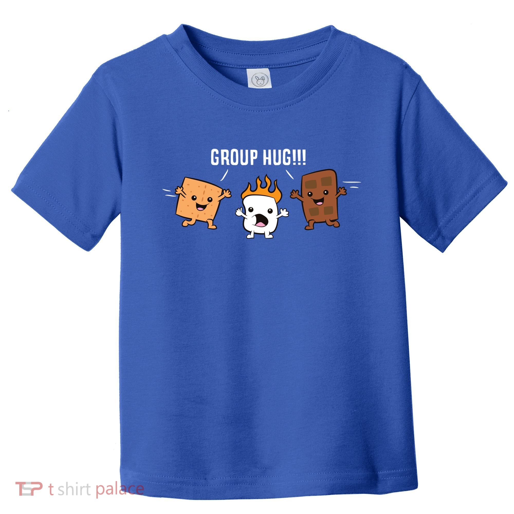 Group Hug Camping Campfire Chocolate Marshmallow S'mores Gift Toddler T-Shirt