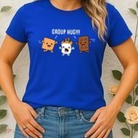 Group Hug Camping Campfire Chocolate Marshmallow S'mores Gift Women's T-Shirt thumb 2