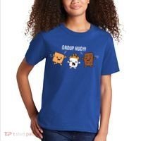 Group Hug Camping Campfire Chocolate Marshmallow S'mores Gift Kids T-Shirt thumb 2