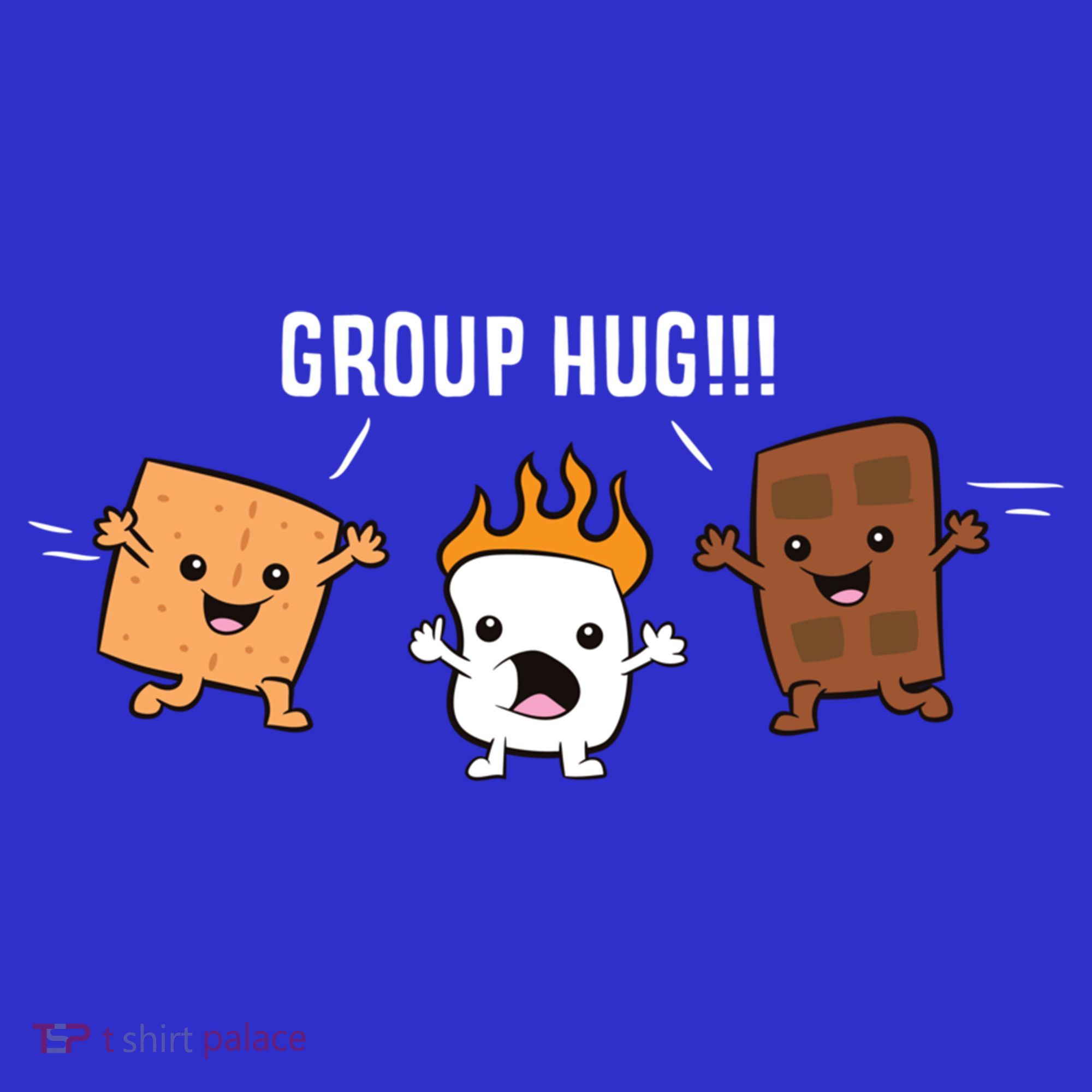 Group Hug Camping Campfire Chocolate Marshmallow S'mores Gift Tote Bag