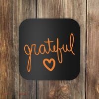 Grateful Heart Cute Gift Coaster thumb 0