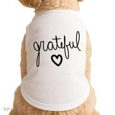 Grateful Heart Cute Gift Doggie Tank