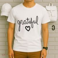 Grateful Heart Cute Gift T-Shirt thumb 6