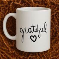 Grateful Heart Cute Gift Coffee Mug thumb 2