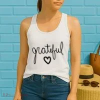 Grateful Heart Cute Gift Women's Tank Top thumb 2