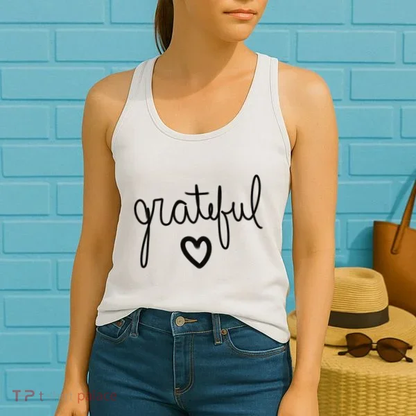 Grateful Heart Cute Gift Women's Tank Top