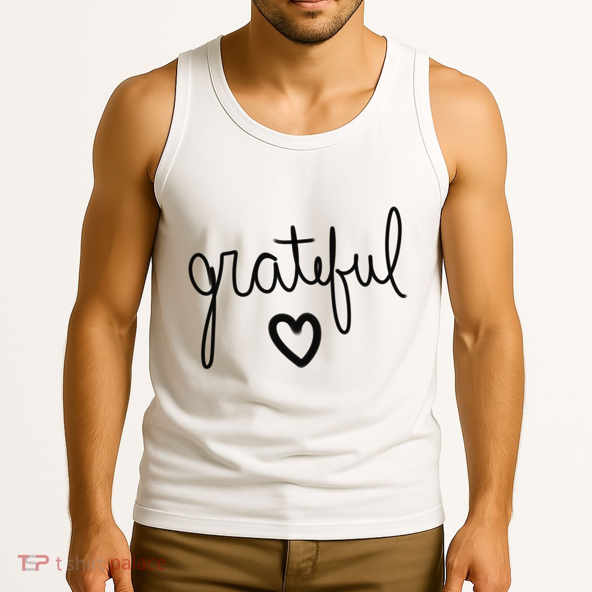 Grateful Heart Cute Gift Tank Top