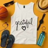 Grateful Heart Cute Gift Tank Top thumb 4