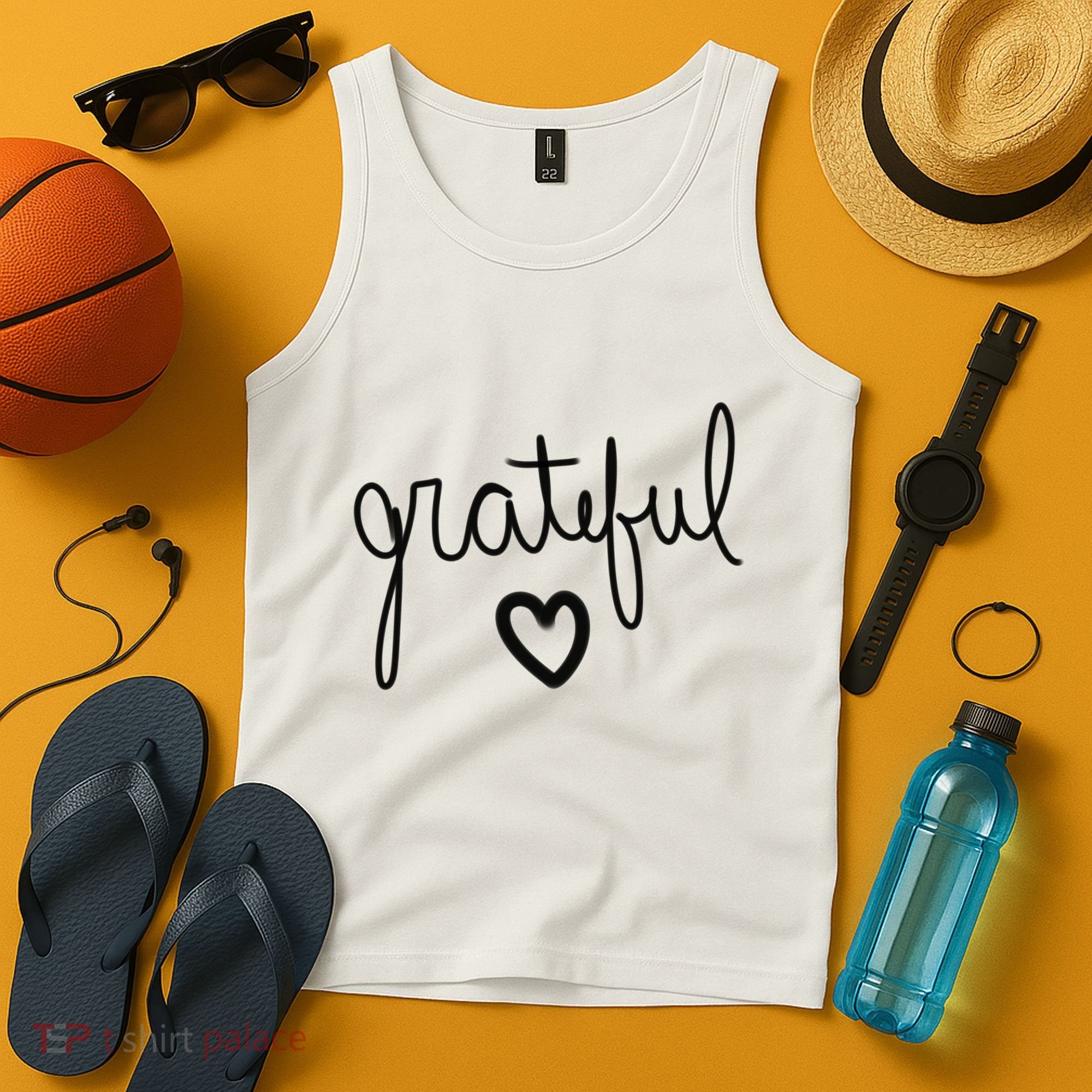 Grateful Heart Cute Gift Tank Top