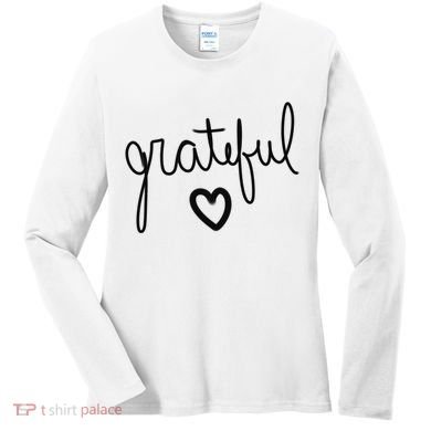 Grateful Heart Cute Gift Women's Long Sleeve Shirt