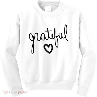 Grateful Heart Cute Gift Kids Sweatshirt