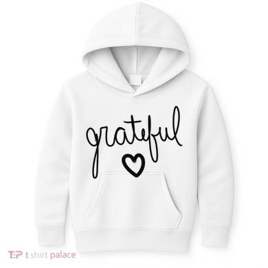 Grateful Heart Cute Gift Kids Hoodie
