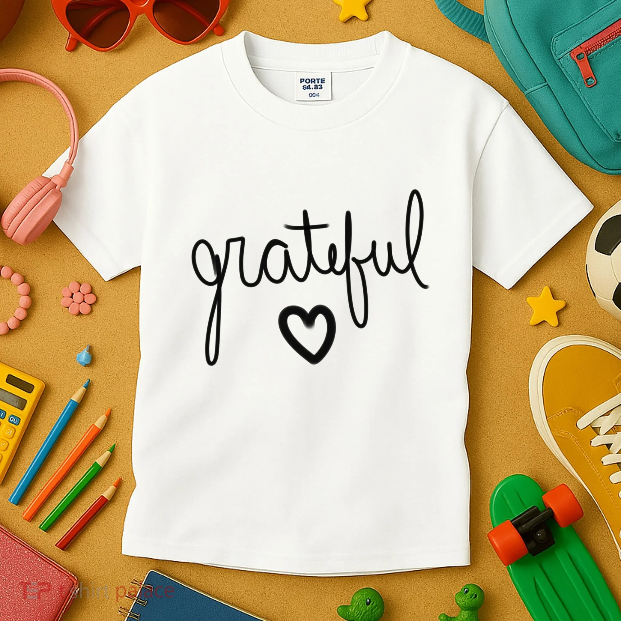 Grateful Heart Cute Gift Kids T-Shirt