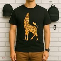 Giraffe Halloween Costume Cool Animal Dressup Gift T-Shirt thumb 6
