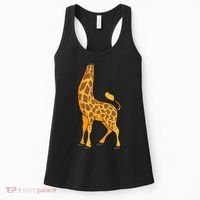 Giraffe Halloween Costume Cool Animal Dressup Gift Women's Tank Top thumb 0