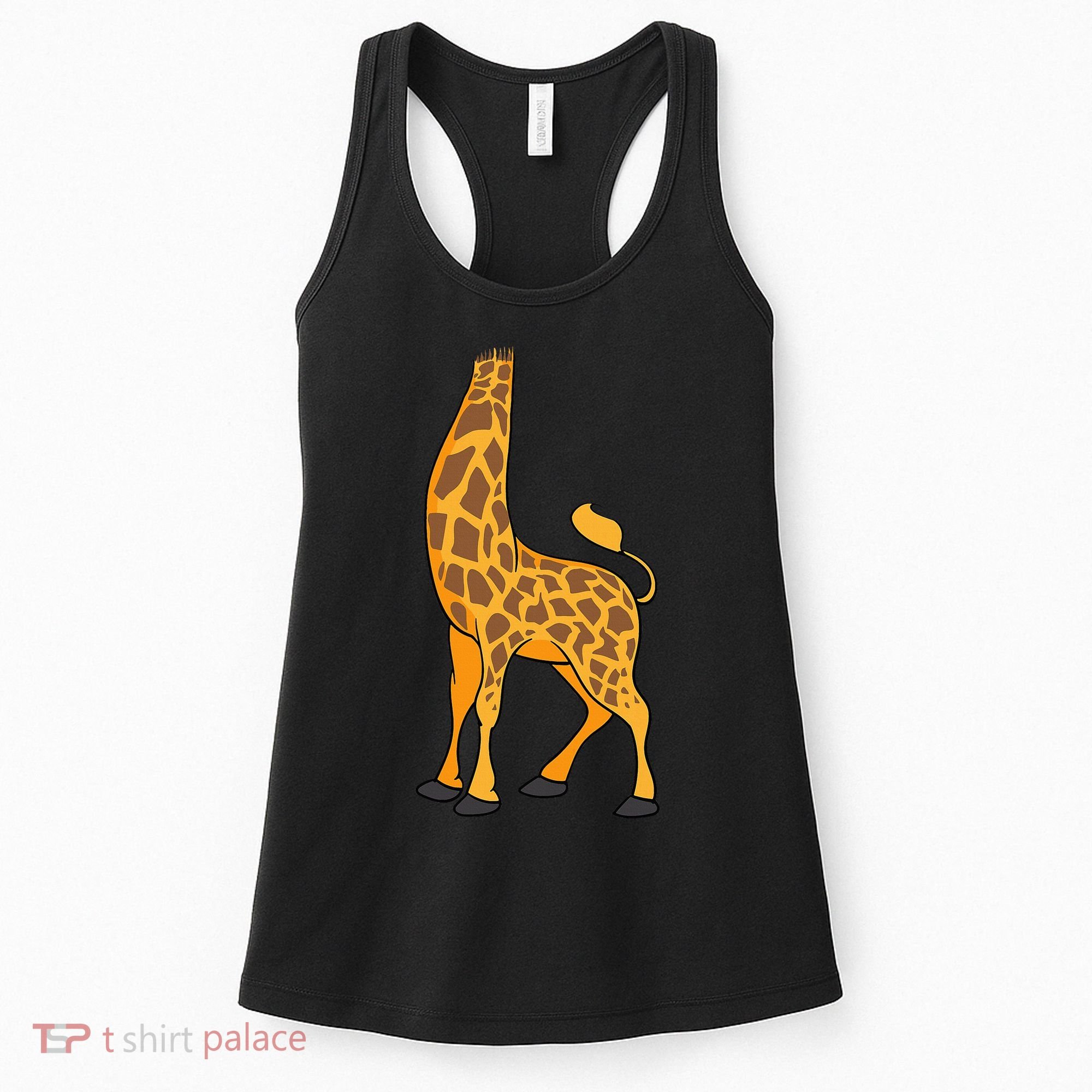 Giraffe Halloween Costume Cool Animal Dressup Gift Women's Tank Top