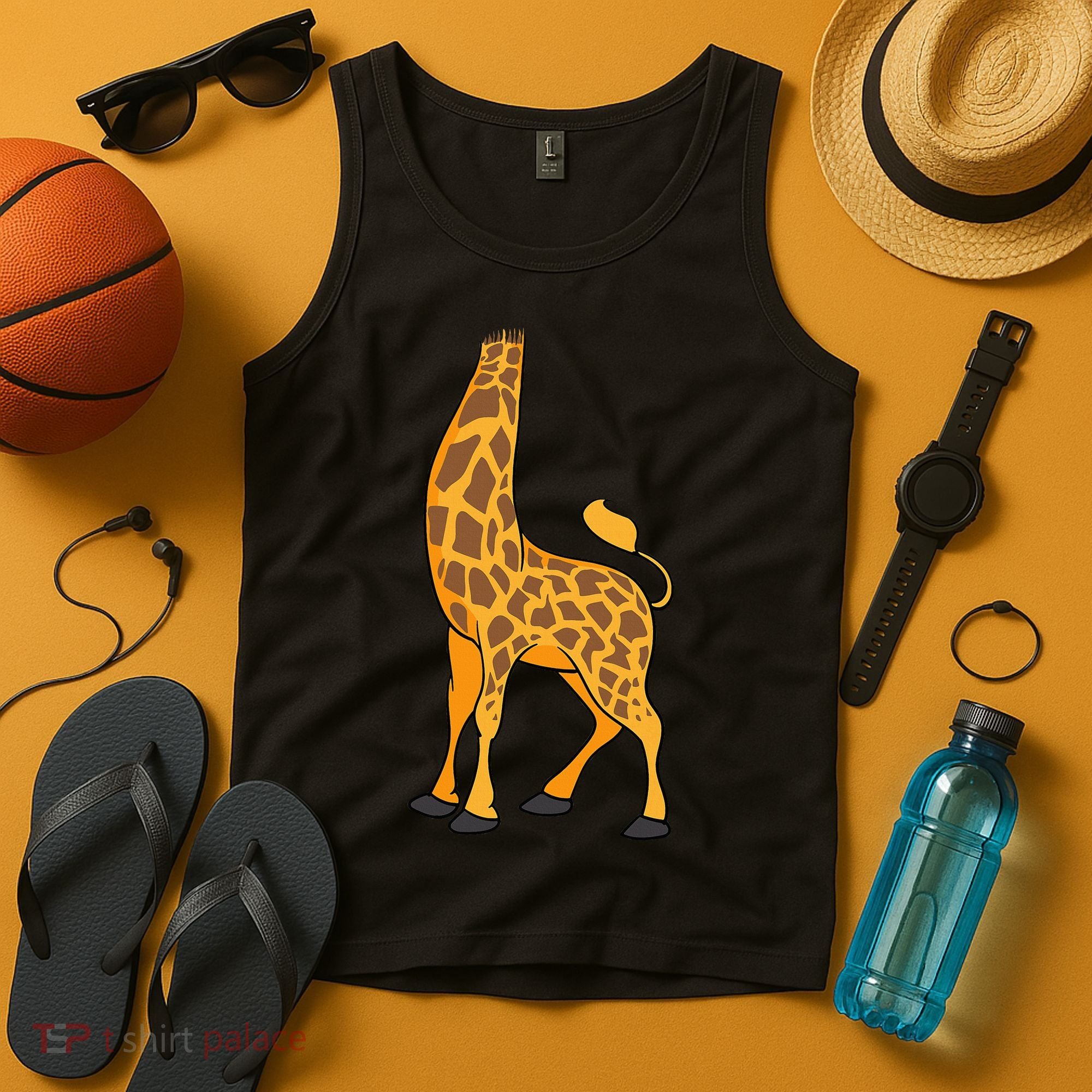Giraffe Halloween Costume Cool Animal Dressup Gift Tank Top