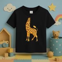 Giraffe Halloween Costume Cool Animal Dressup Gift Toddler T-Shirt thumb 3
