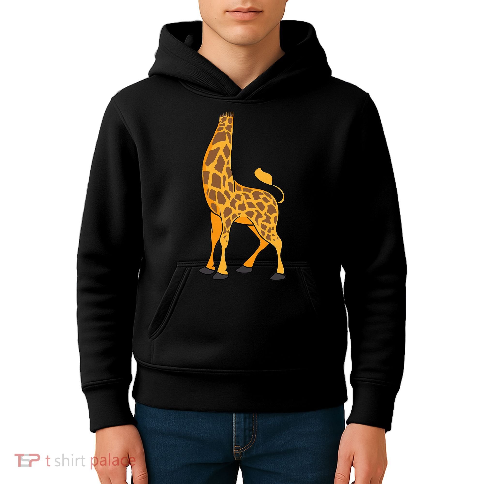 Giraffe Halloween Costume Cool Animal Dressup Gift Kids Hoodie