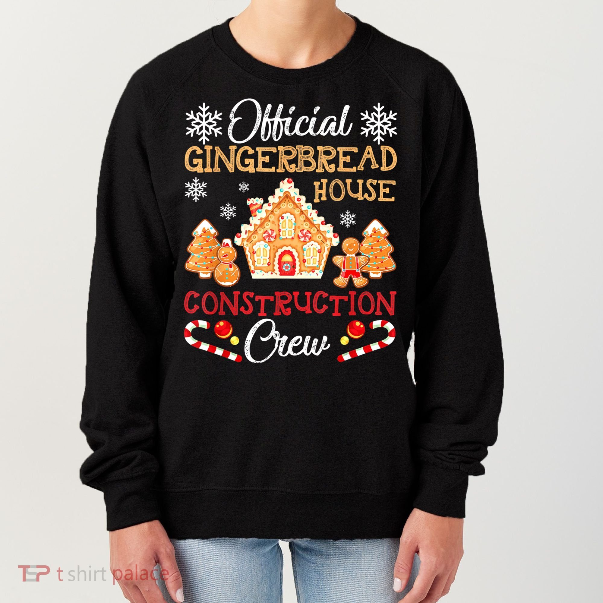 Gingerbread House Construction Crew Gingerbread Women's Sweatshirt