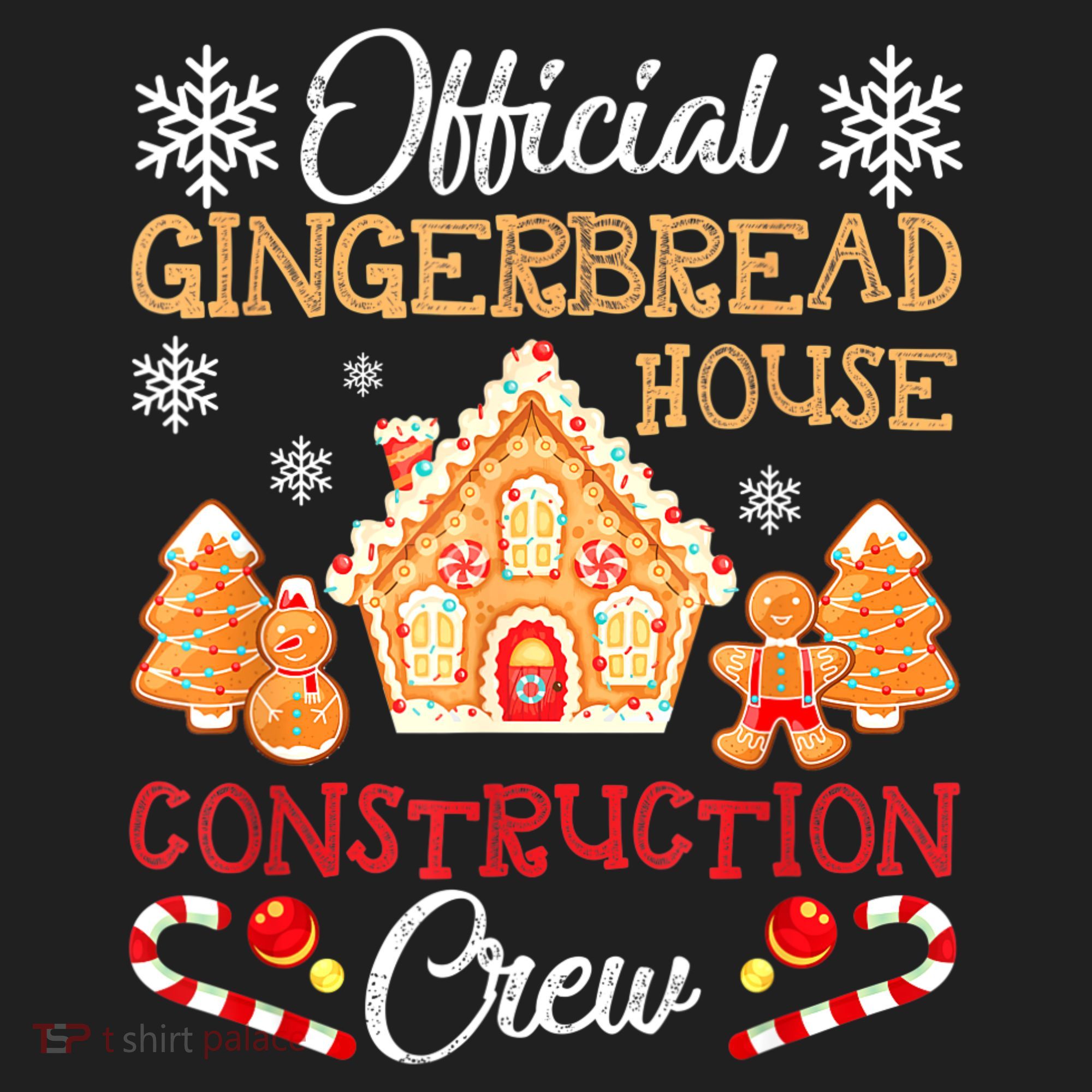 Gingerbread House Construction Crew Gingerbread Women's Sweatshirt