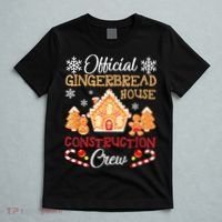 Gingerbread House Construction Crew Gingerbread T-Shirt thumb 5