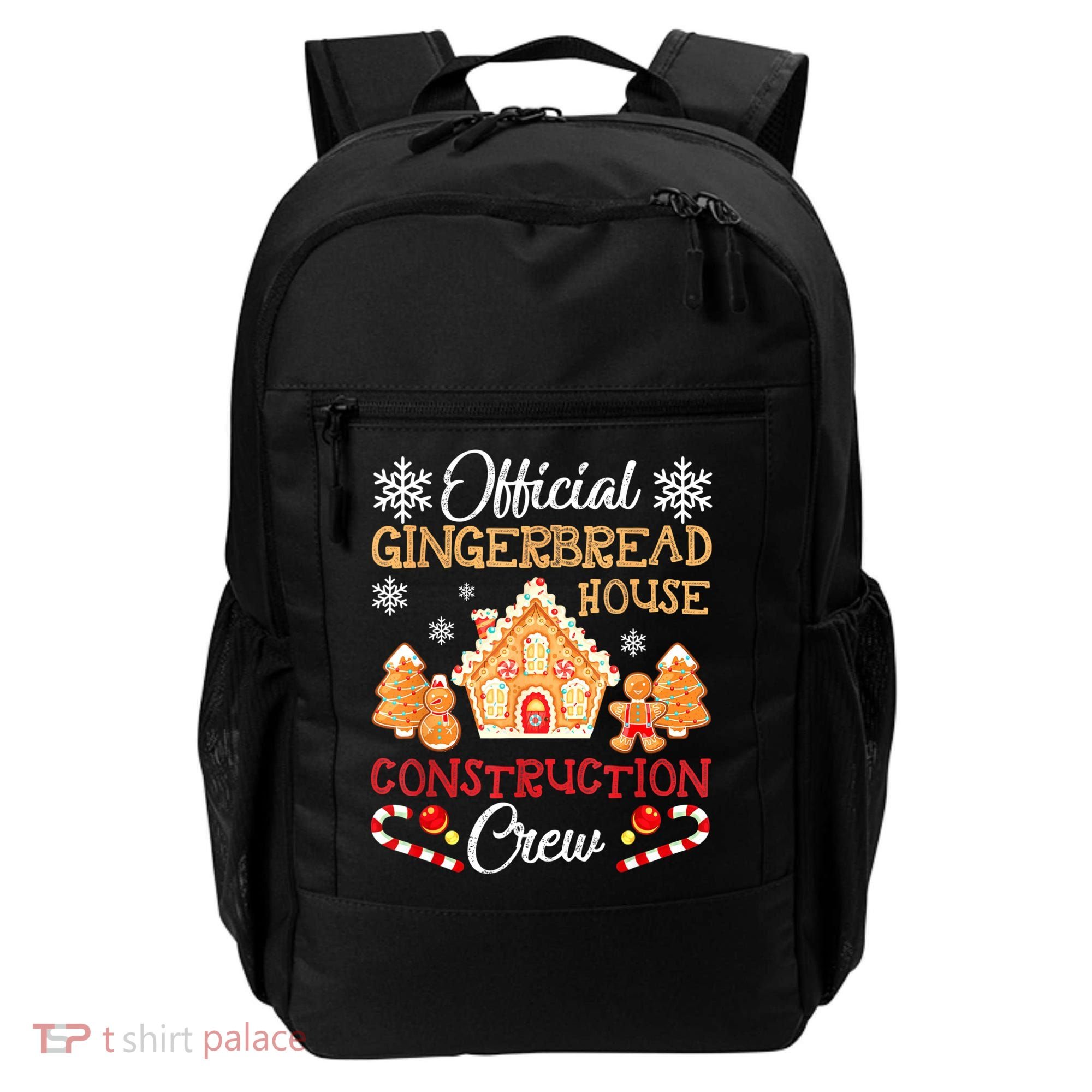 Gingerbread House Construction Crew Gingerbread Backpack