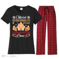 Gingerbread House Construction Crew Gingerbread Women's Flannel Pajama Set thumb 0