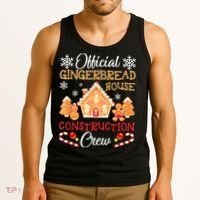 Gingerbread House Construction Crew Gingerbread Tank Top thumb 3
