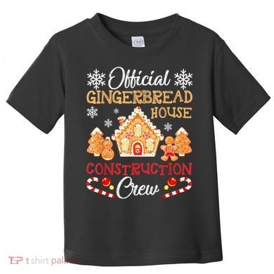 Gingerbread House Construction Crew Gingerbread Toddler T-Shirt